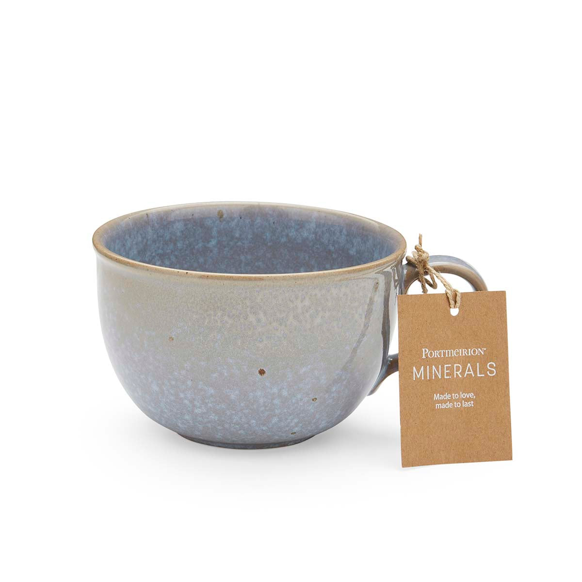 NEW MPortmeirion Mineralsinerals Jumbo Mug - Aquamarine 0.6L Set of 4