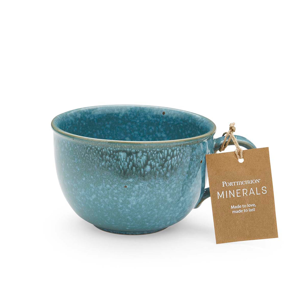 NEW MPortmeirion Mineralsinerals Jumbo Mug - Jade 0.6L Set of 4