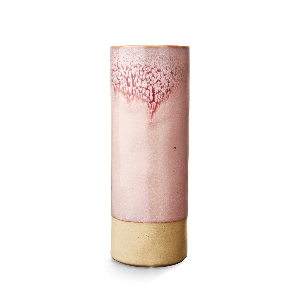 NEW MPortmeirion Mineralsinerals Medium Vase - Rose Quartz 25cm Single