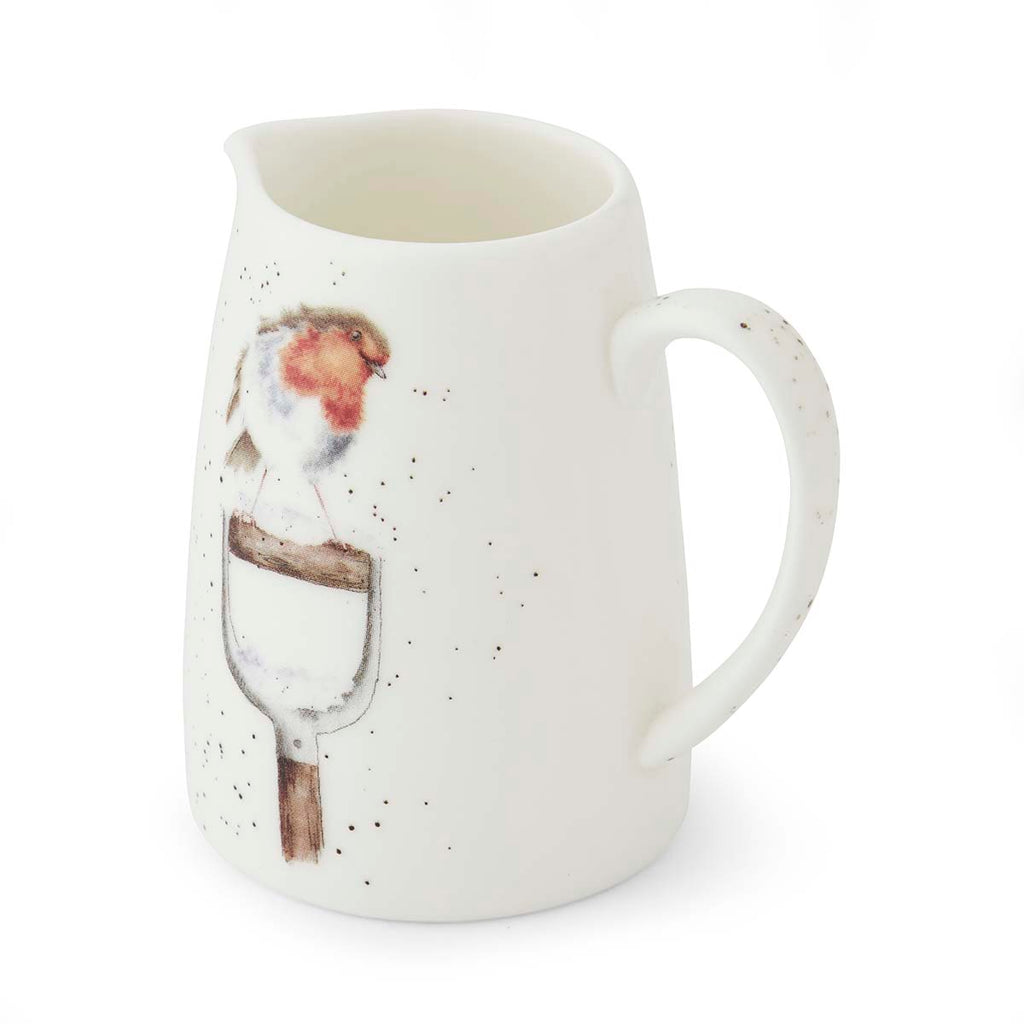 NEW Wrendale Designs - Little Wren Posy Jug (Robin) 8cm x 8cm Single