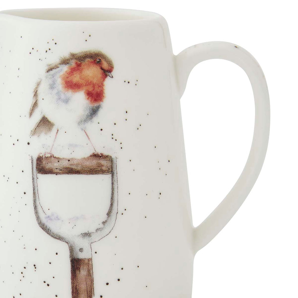 NEW Wrendale Designs - Little Wren Posy Jug (Robin) 8cm x 8cm Single