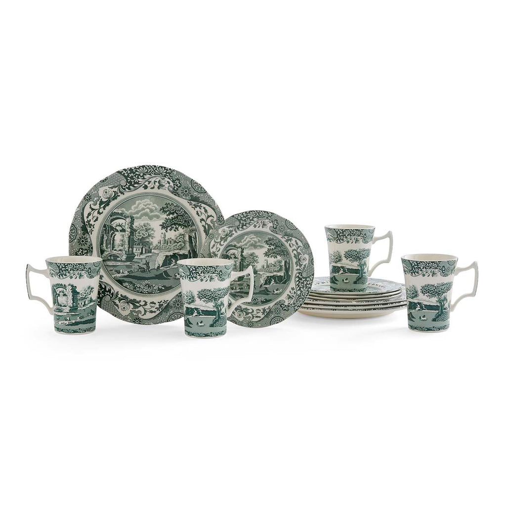 Spode Heritage Green Italian 12 Piece Set