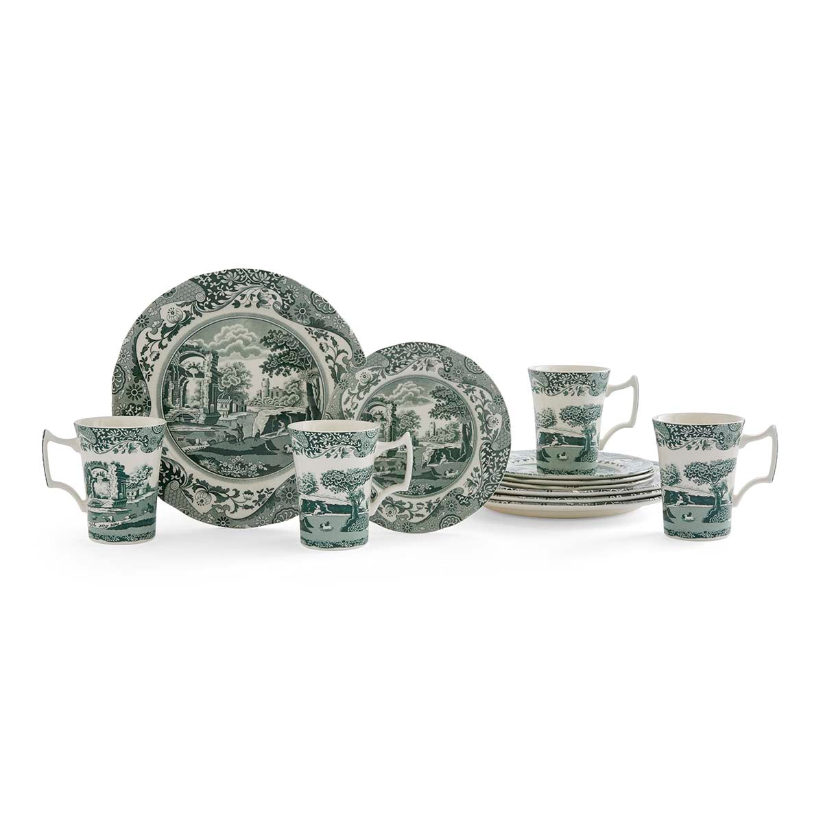 Spode Heritage Green Italian 12 Piece Set