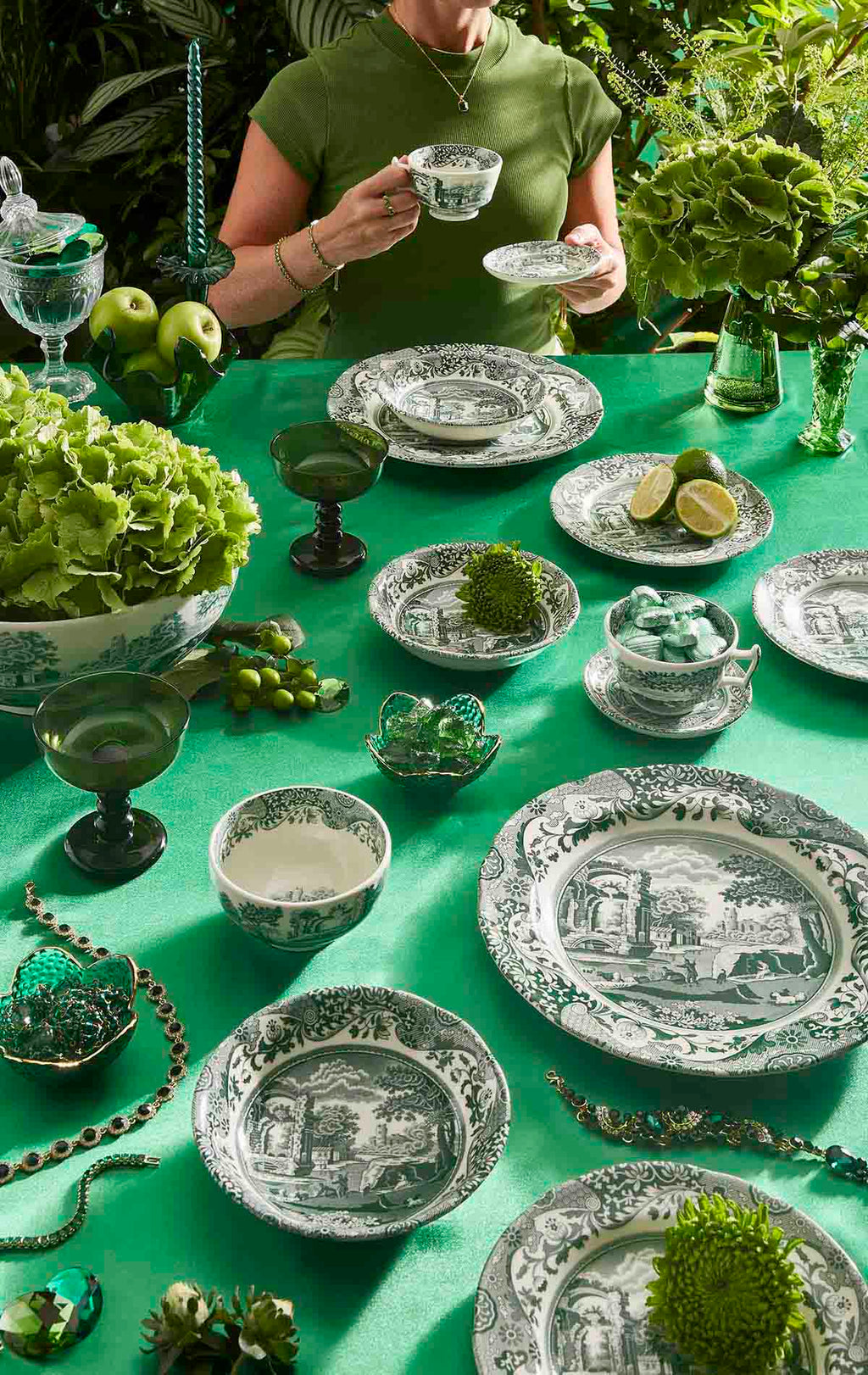 Spode Heritage Green Italian 12 Piece Set