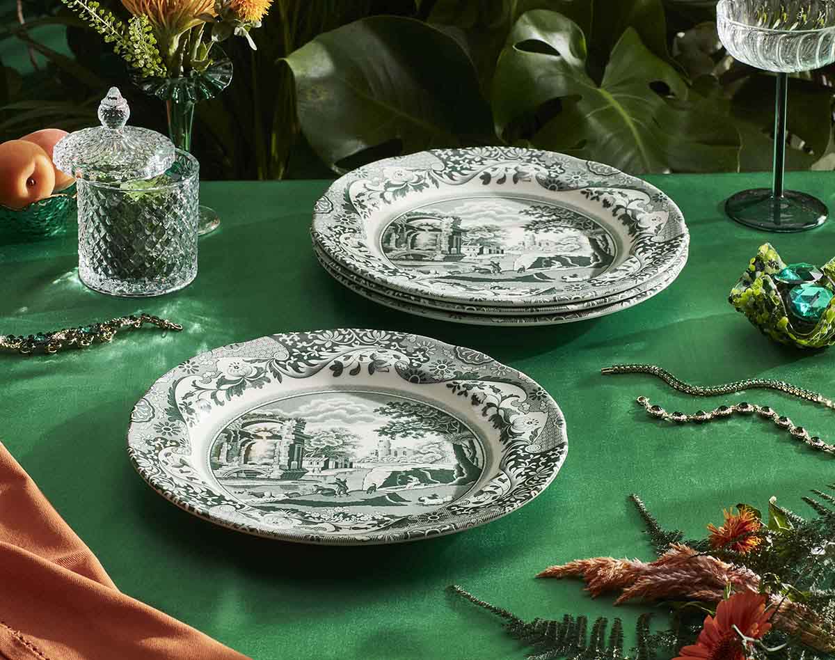 Spode Heritage Green Italian Dinner Plate 27CM/10.5"