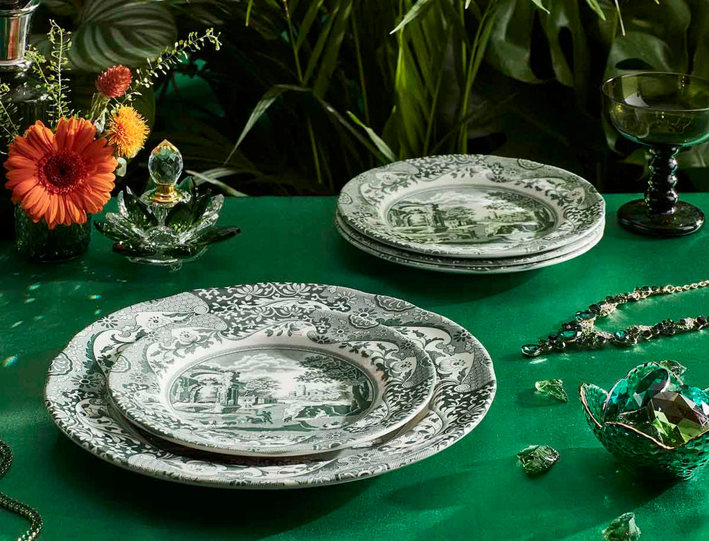 Spode Heritage Green Italian Plate 19cm/7.5"