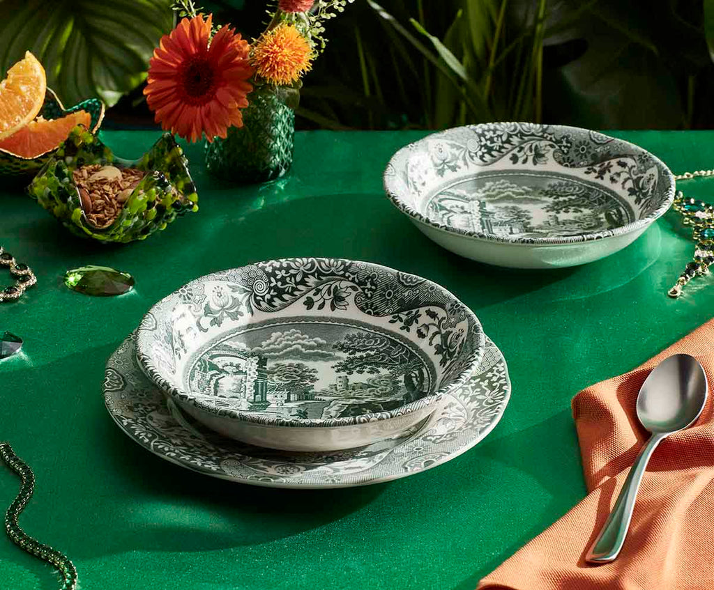Spode Heritage Green Italian Cereal Bowl 15cm/6"