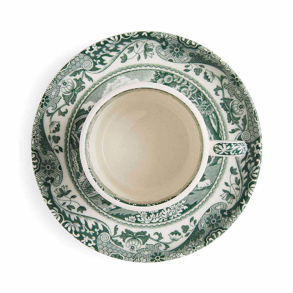 Spode Heritage Green Italian Coffee Cup & Saucer 0.09L/3fl.oz