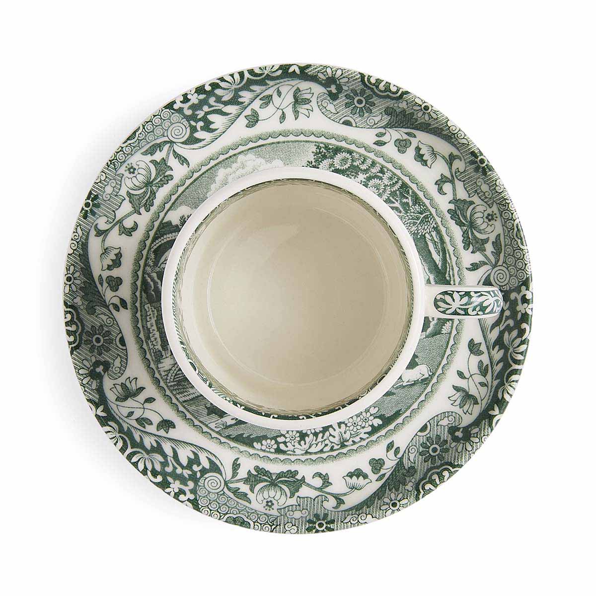 Spode Heritage Green Italian Coffee Cup & Saucer 0.09L/3fl.oz