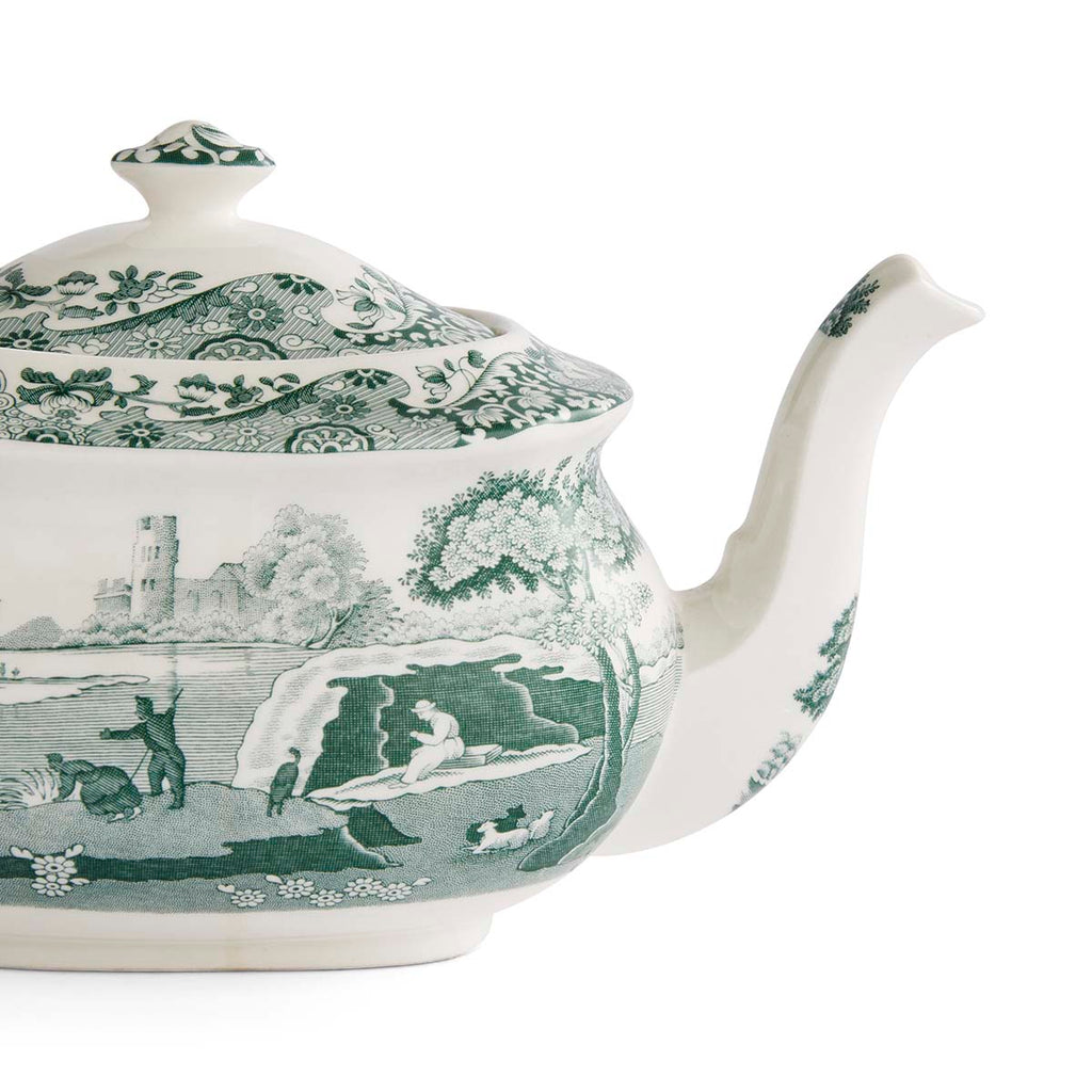 Spode Heritage Green Italian TeaPot 1.1L/2pt