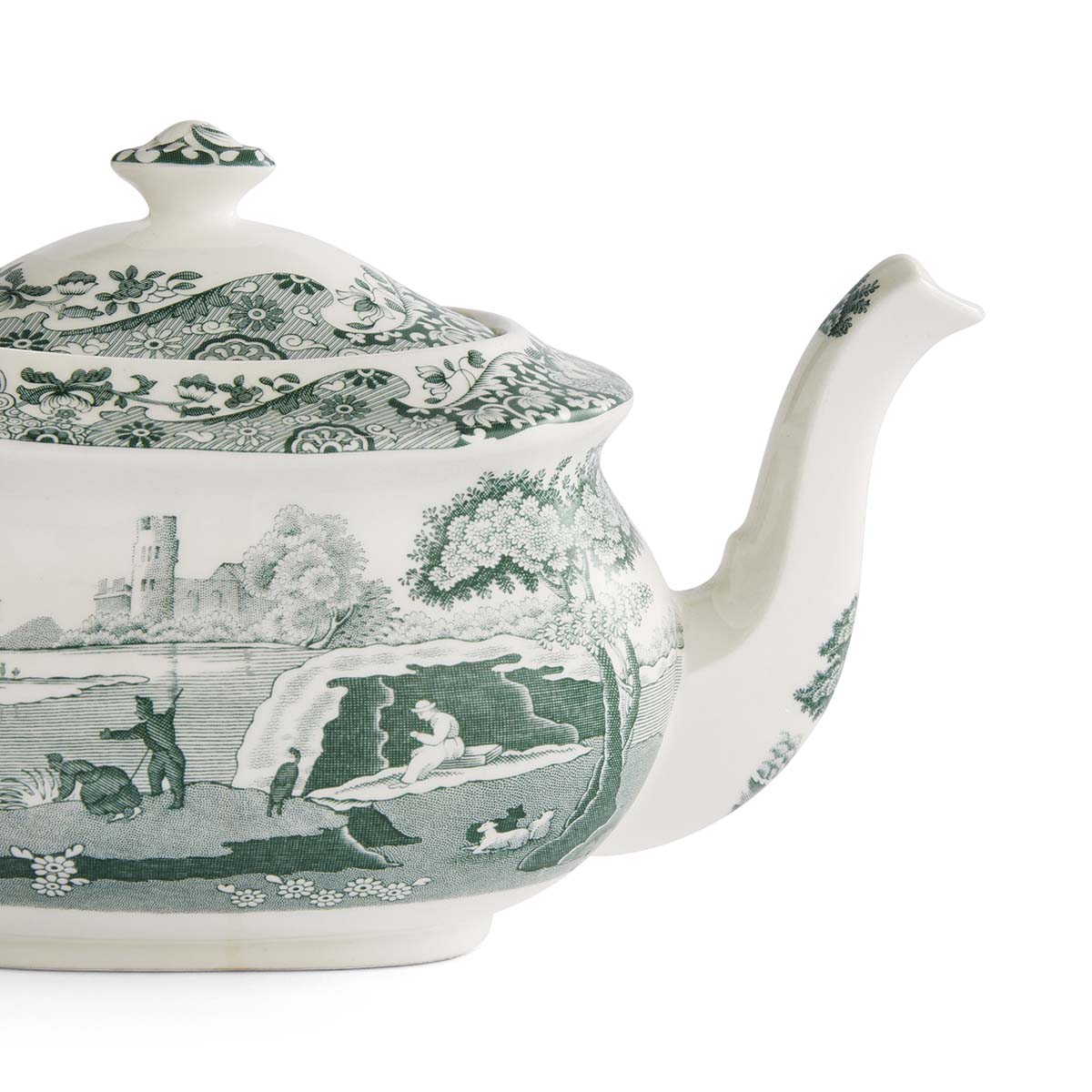 Spode Heritage Green Italian TeaPot 1.1L/2pt