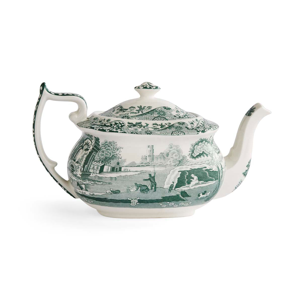 Spode Heritage Green Italian TeaPot 1.1L/2pt