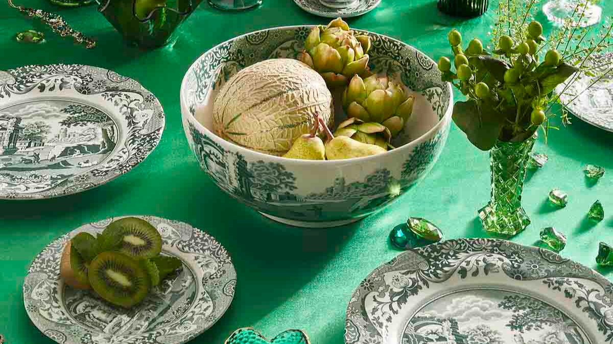 Spode Heritage Green Italian Plate 15cm/6"