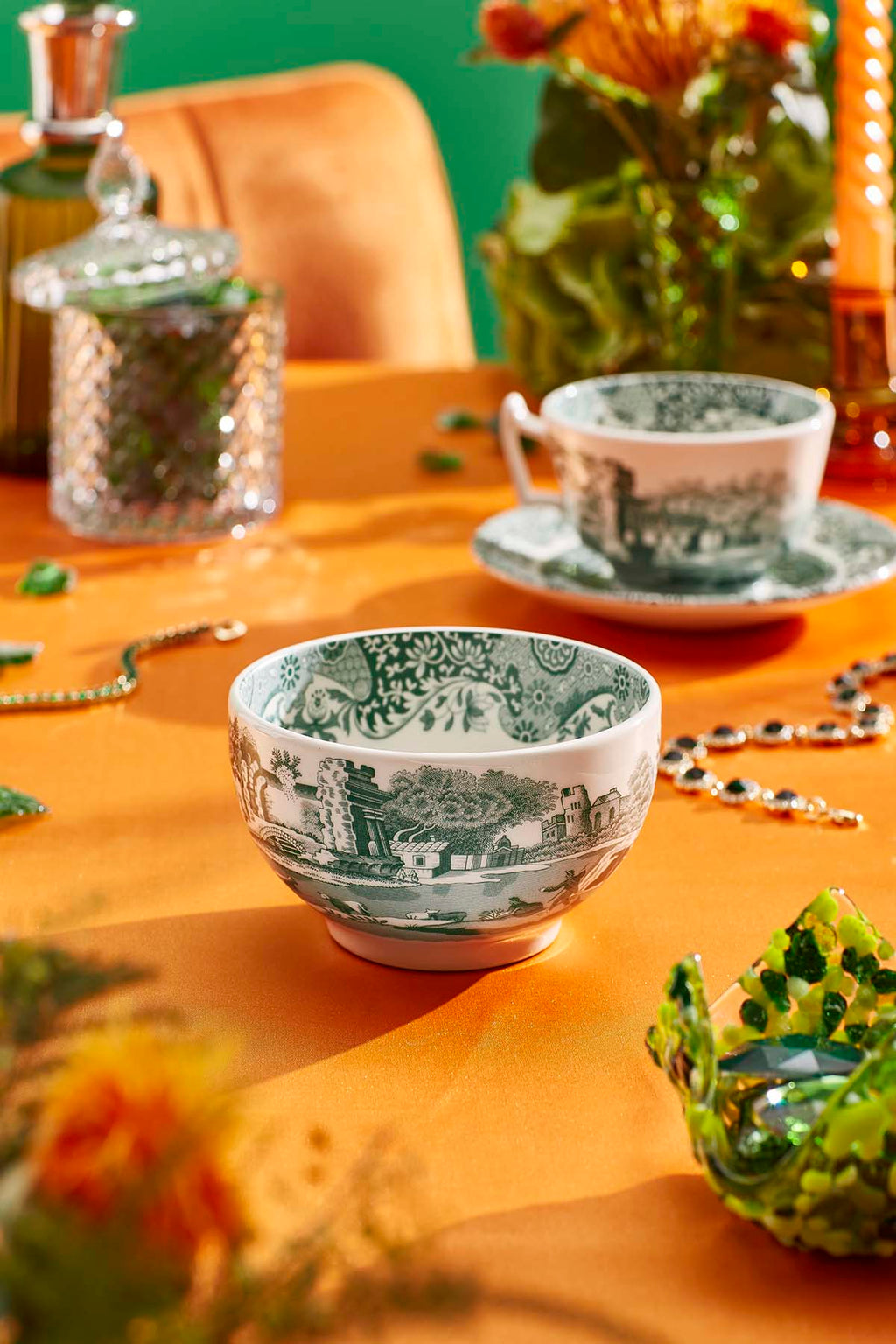 Spode Heritage Green Italian Dip Bowl 11cm/4.25"