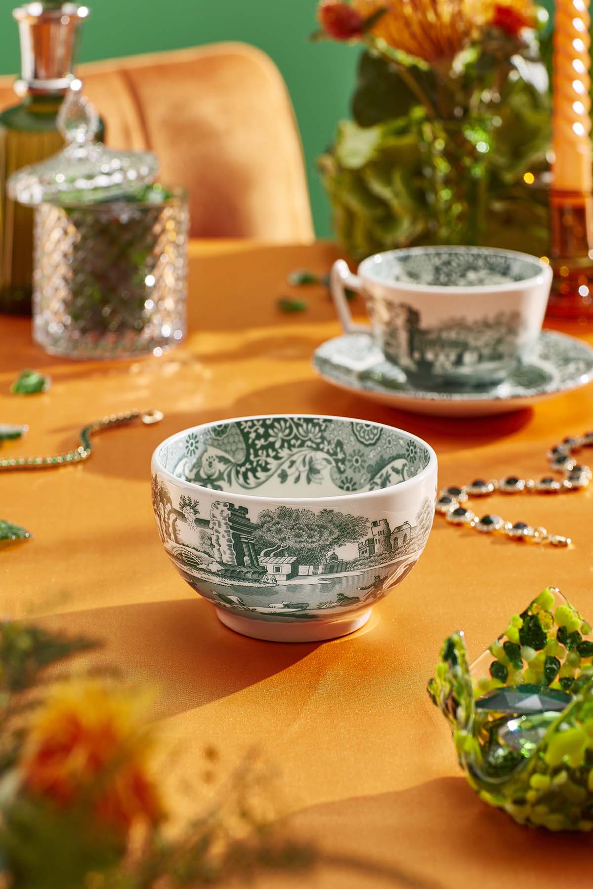 Spode Heritage Green Italian Dip Bowl 11cm/4.25"