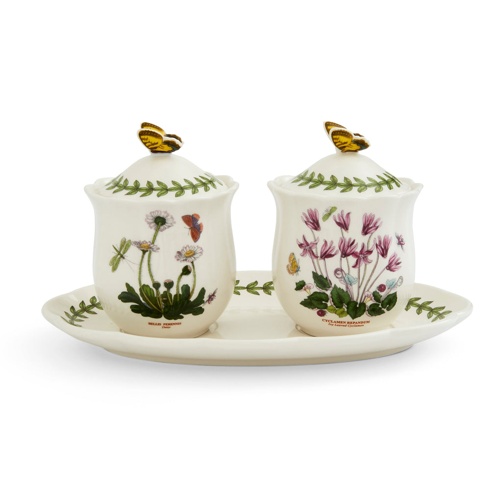 Botanic Garden Bouquet 3 Piece Jam Jar Set