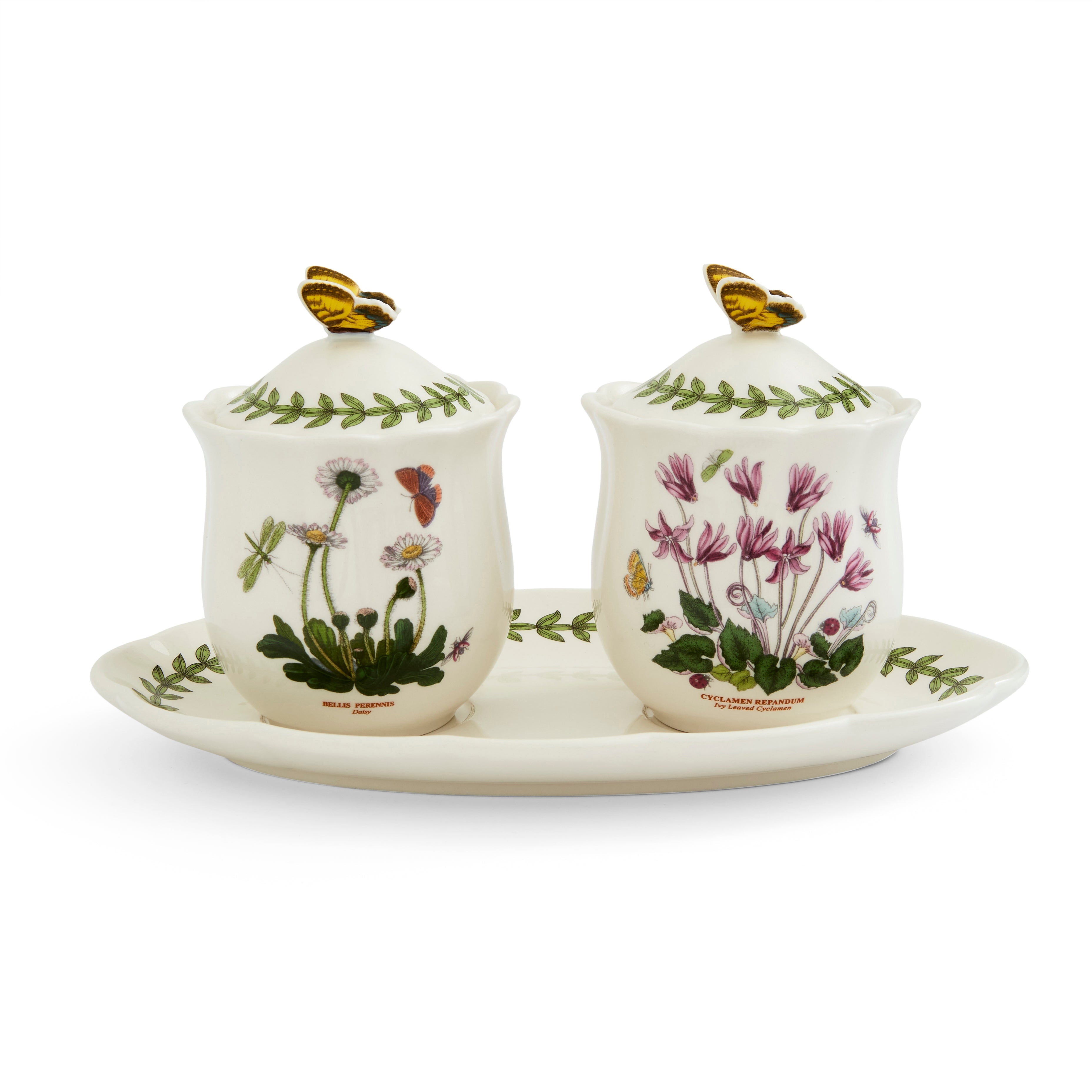 Botanic Garden Bouquet 3 Piece Jam Jar Set