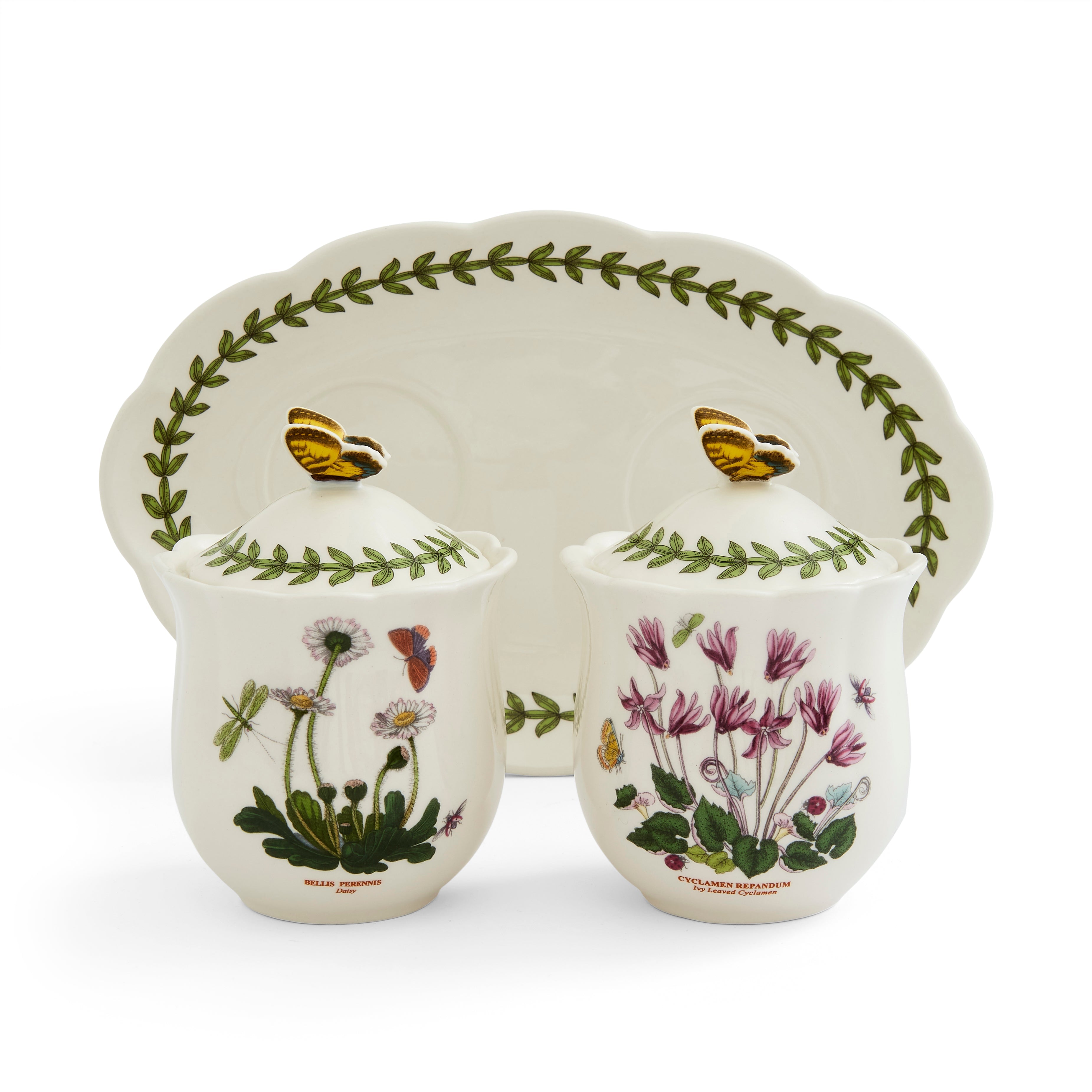 Botanic Garden Bouquet 3 Piece Jam Jar Set