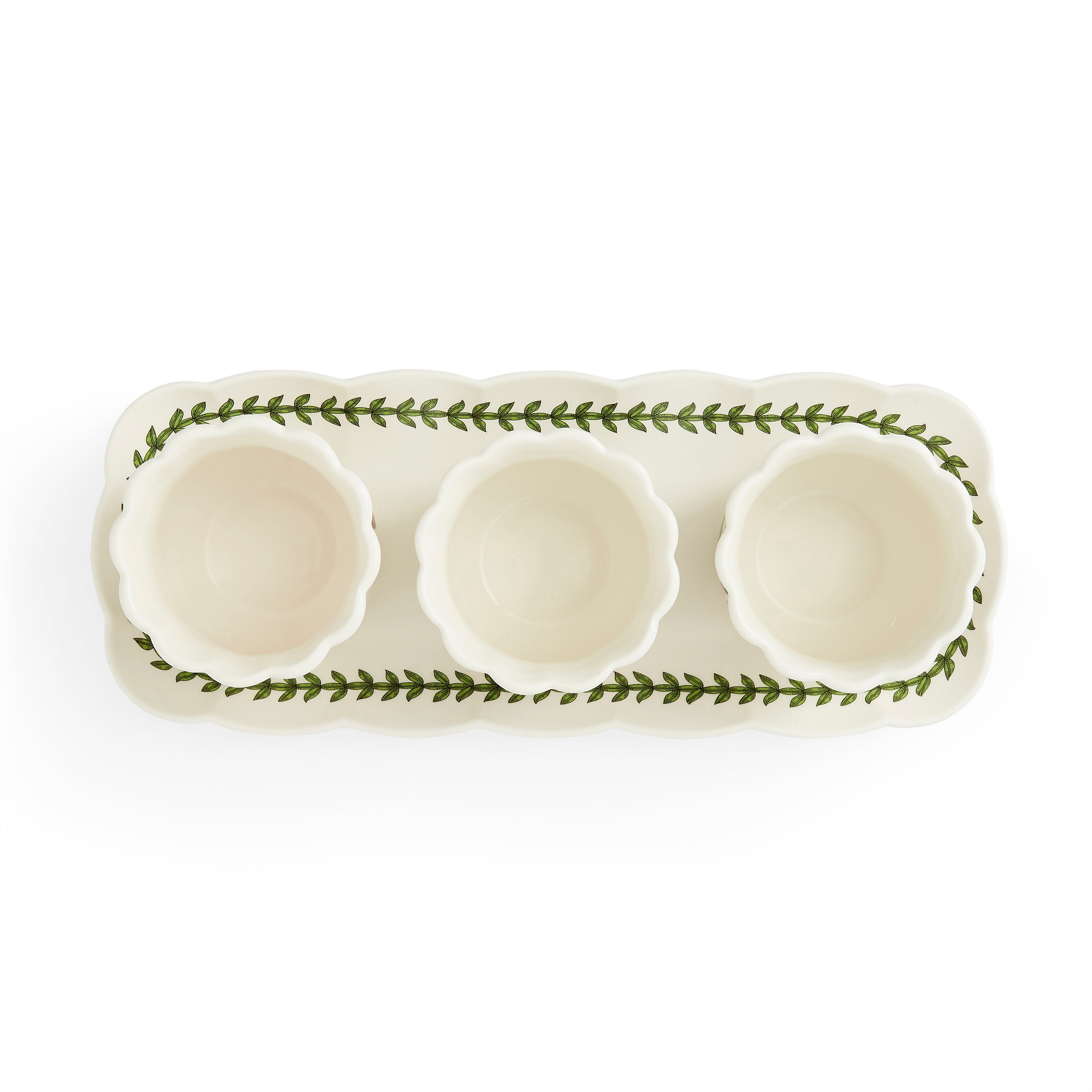 Botanic Garden Bouquet 4 Piece Herb Pot Set