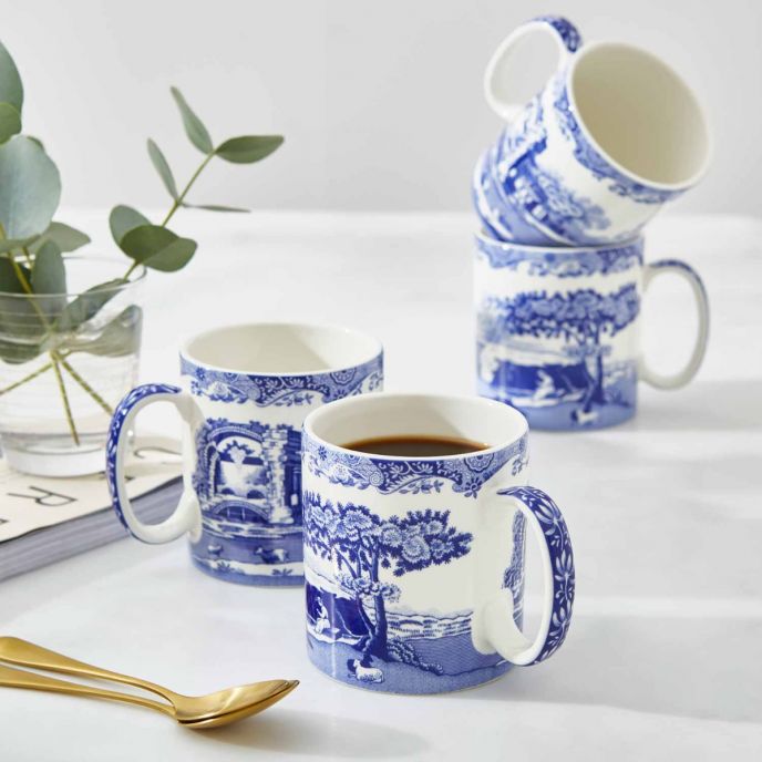 Spode Blue Italian Small Mug 250ml