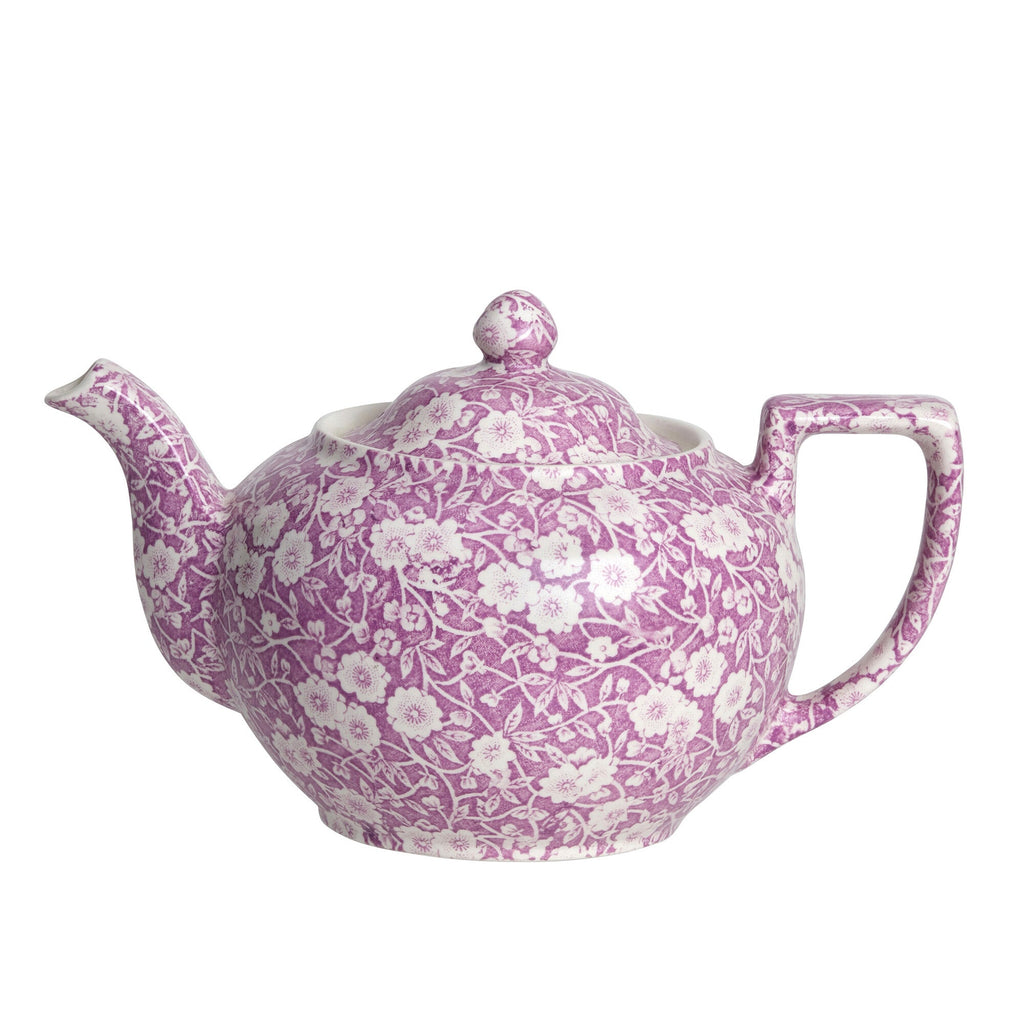 Burleigh Blossom Calico Large Teapot 7 Cups 800ml/1.5pt