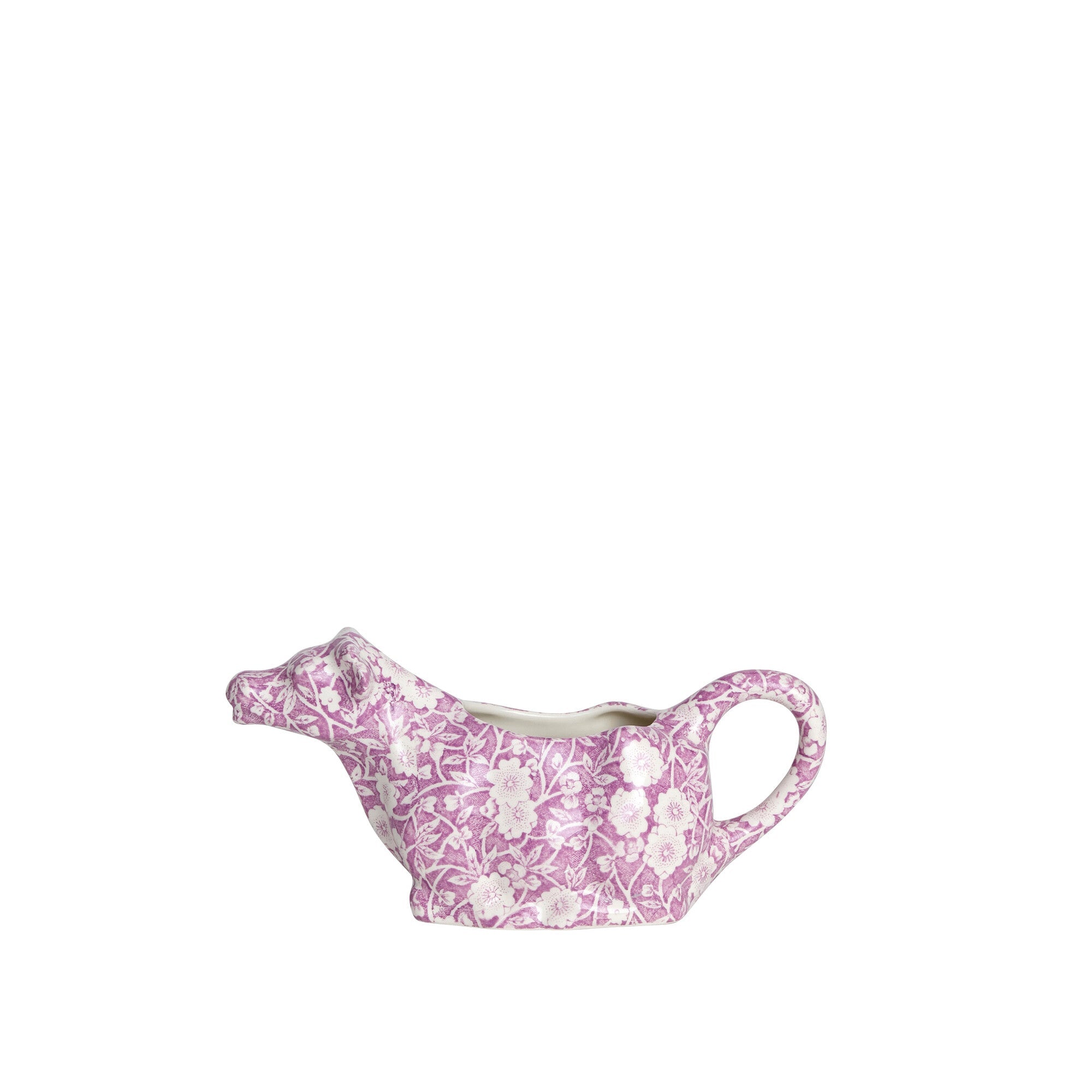 Burleigh Blossom Calico Cow Creamer 150ml/0.25pt Gift Boxed