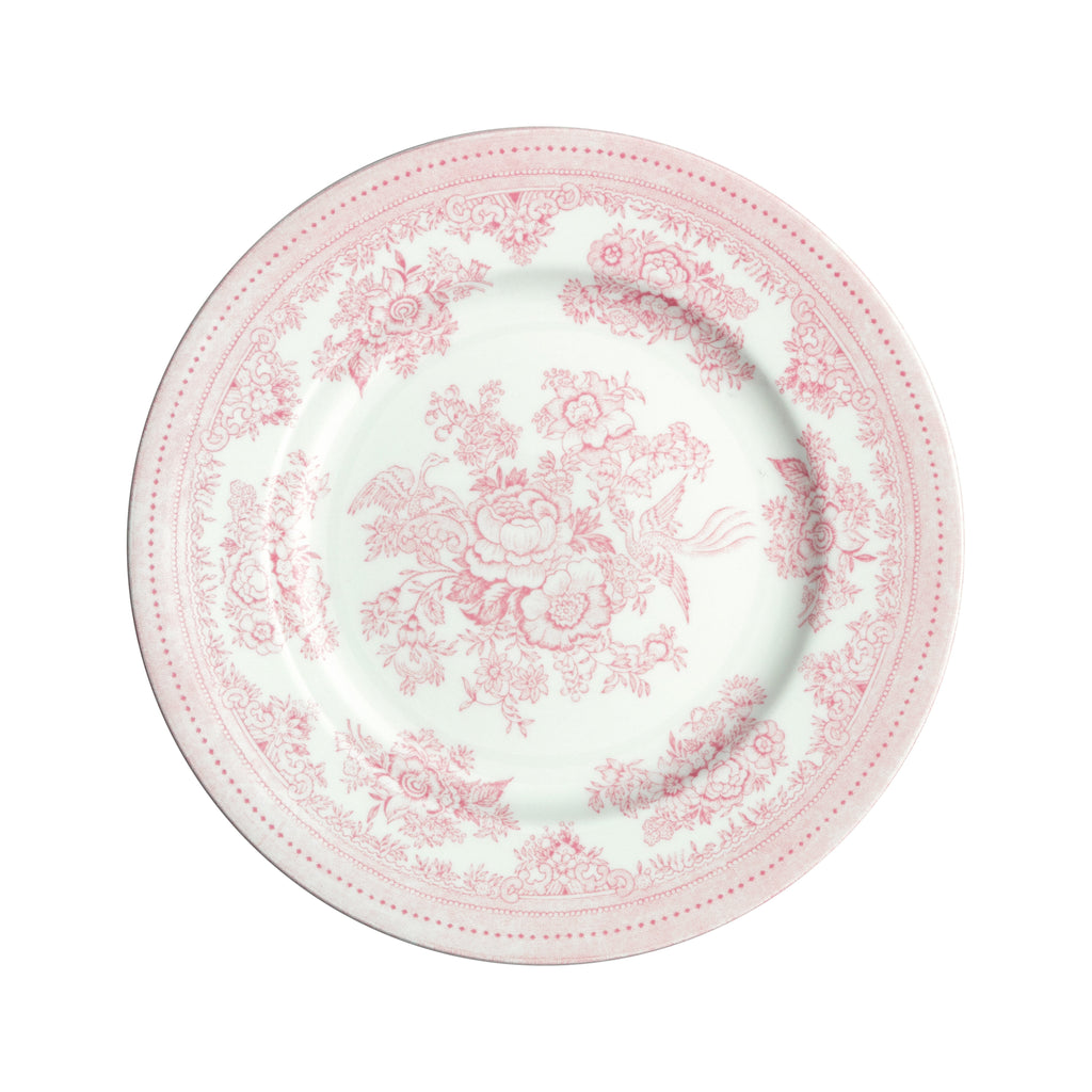Burleigh Pink Asiatic Pheasants Plate 17.5cm
