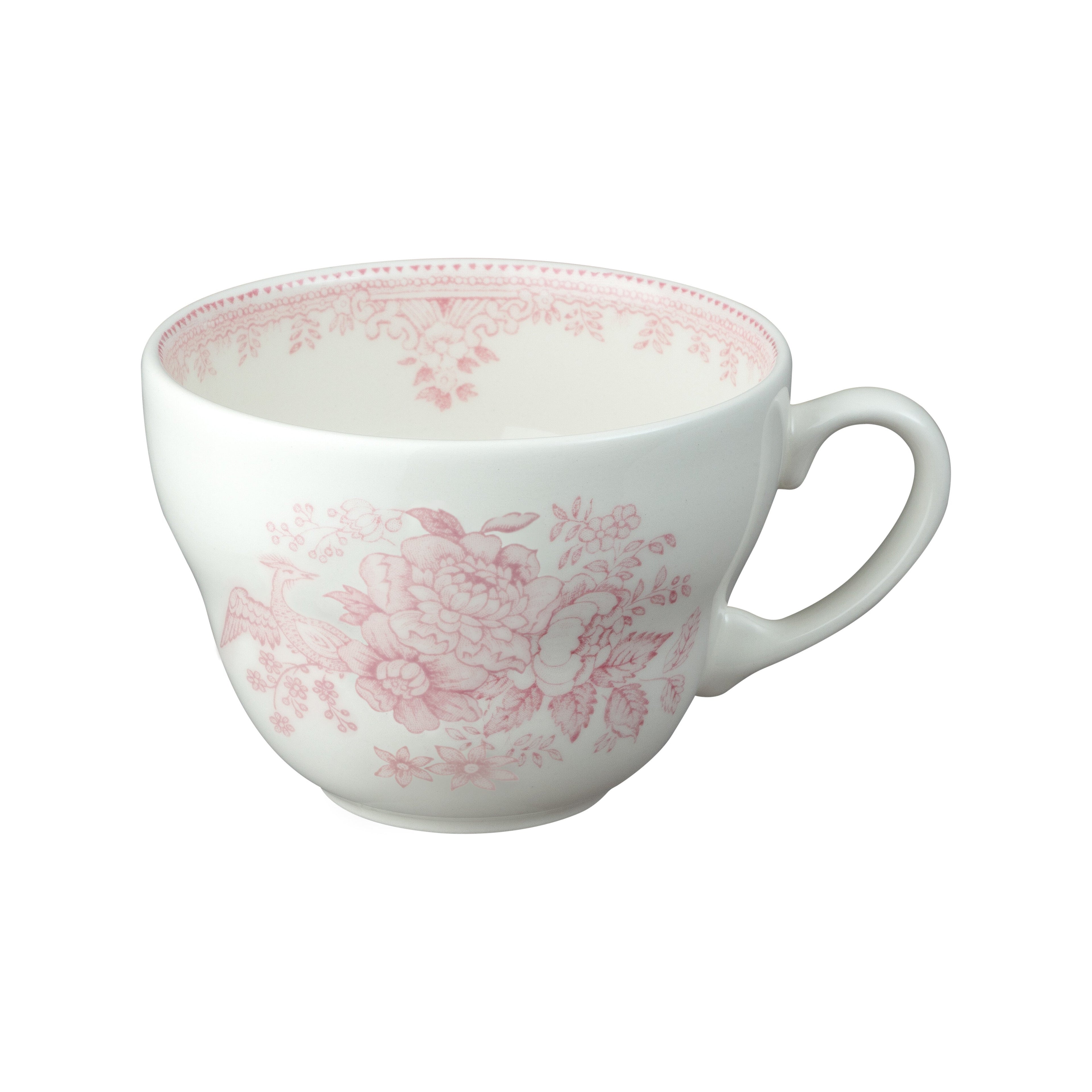 Burleigh Pink Asiatic Pheasants Breakfast Cup 420ml