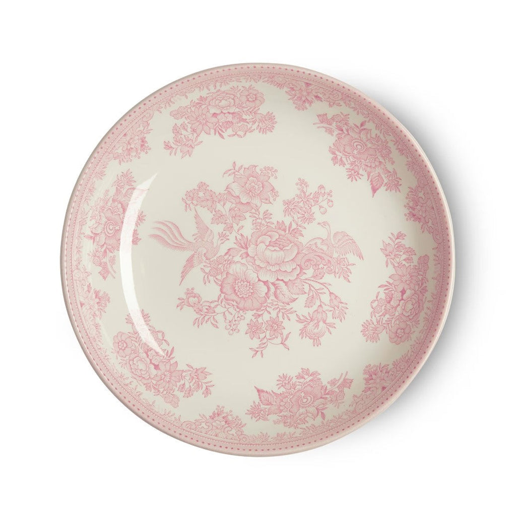 Burleigh Pink Asiatic Pheasants Pasta Bowl 23cm