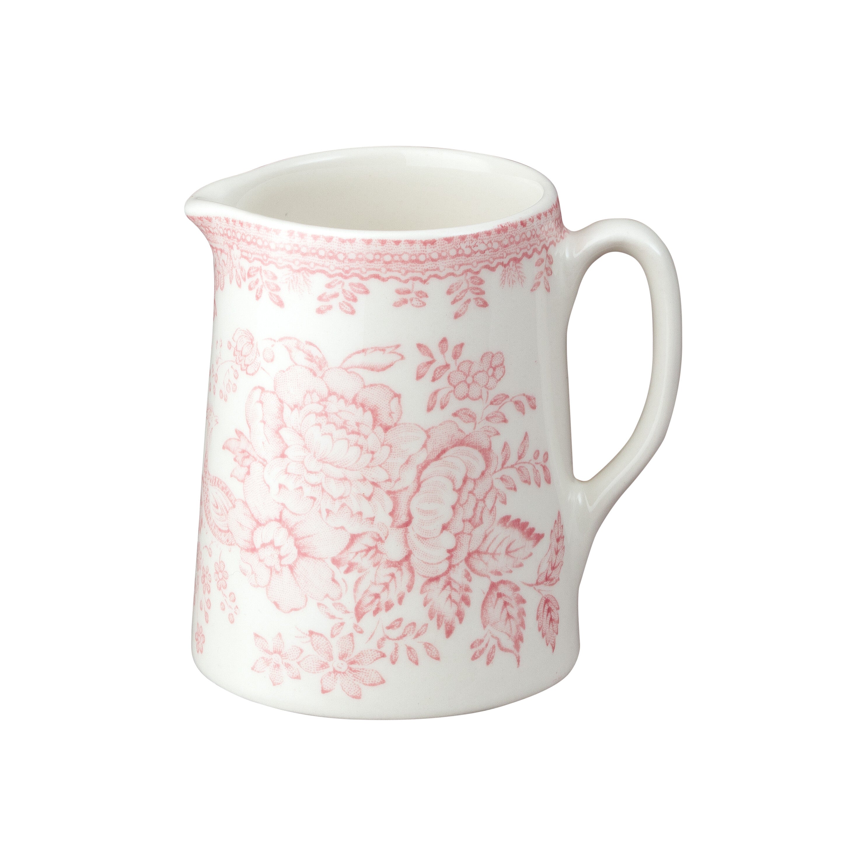 Burleigh Pink Asiatic Pheasants Tankard Jug Mini 160ml