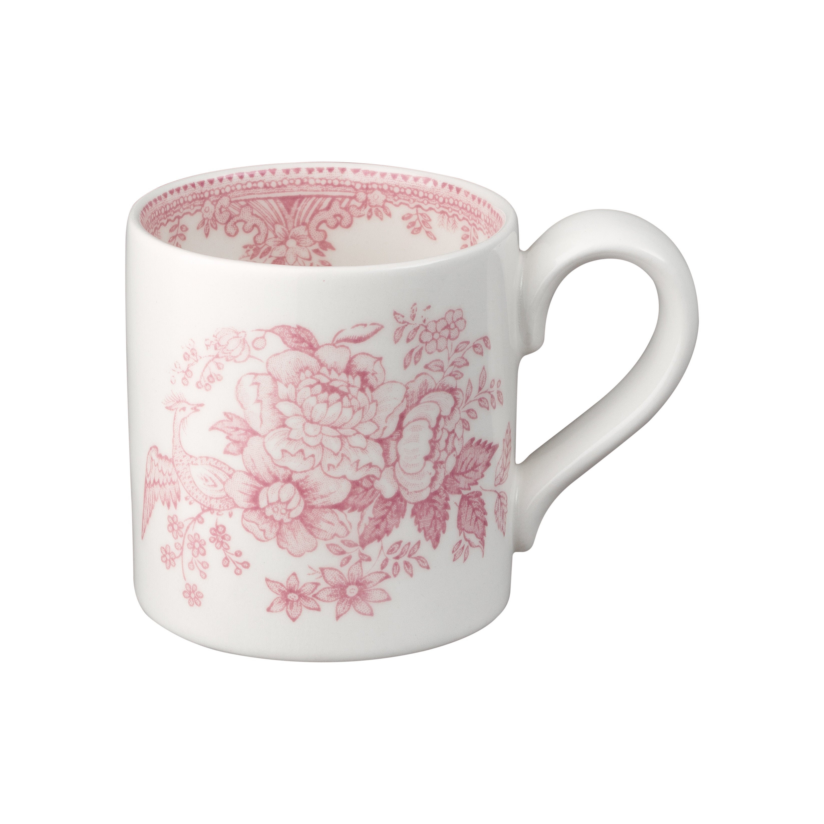 Burleigh Pink Asiatic Pheasants Mug 284ml