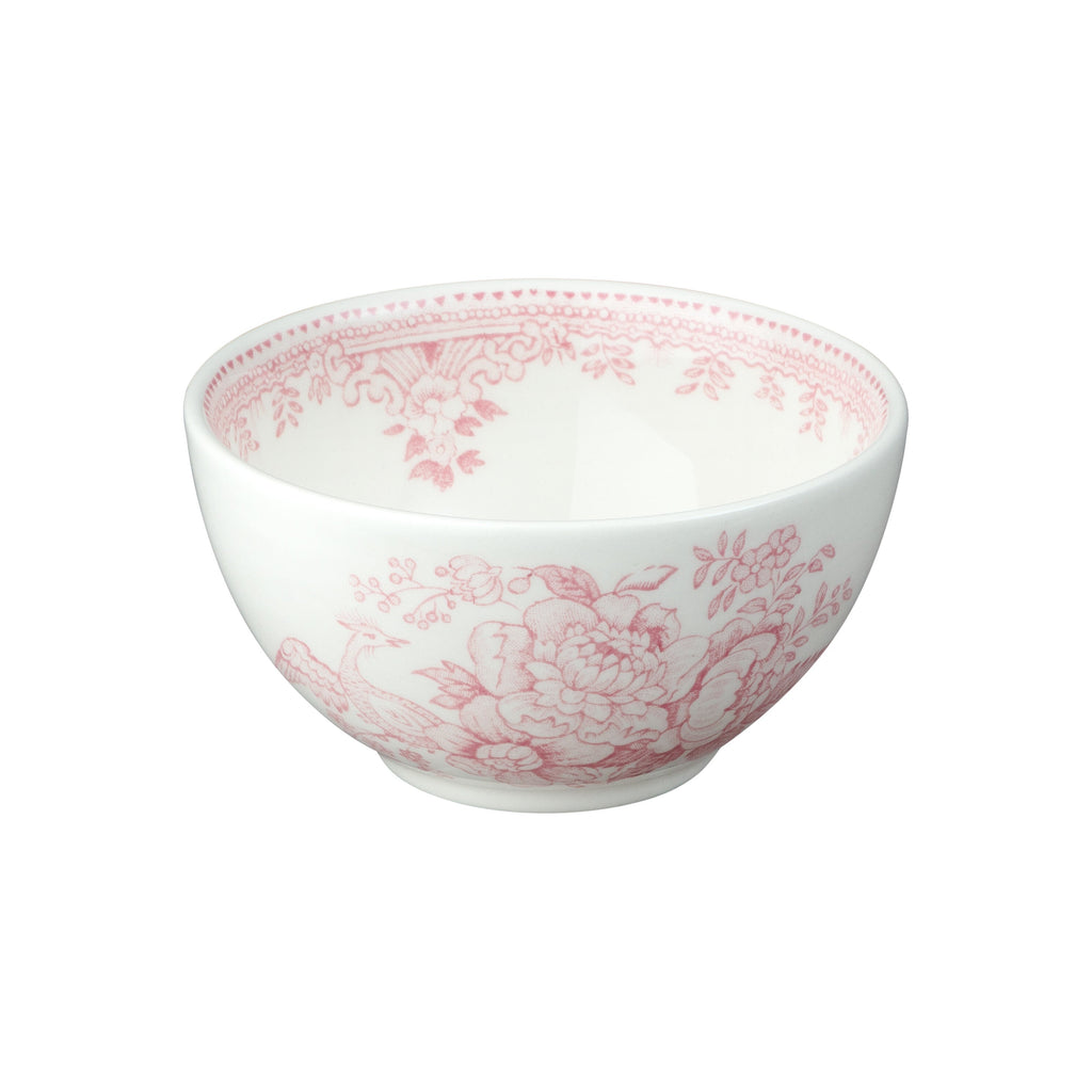 Burleigh Pink Asiatic Pheasants Sugar Bowl Small 9.5cm