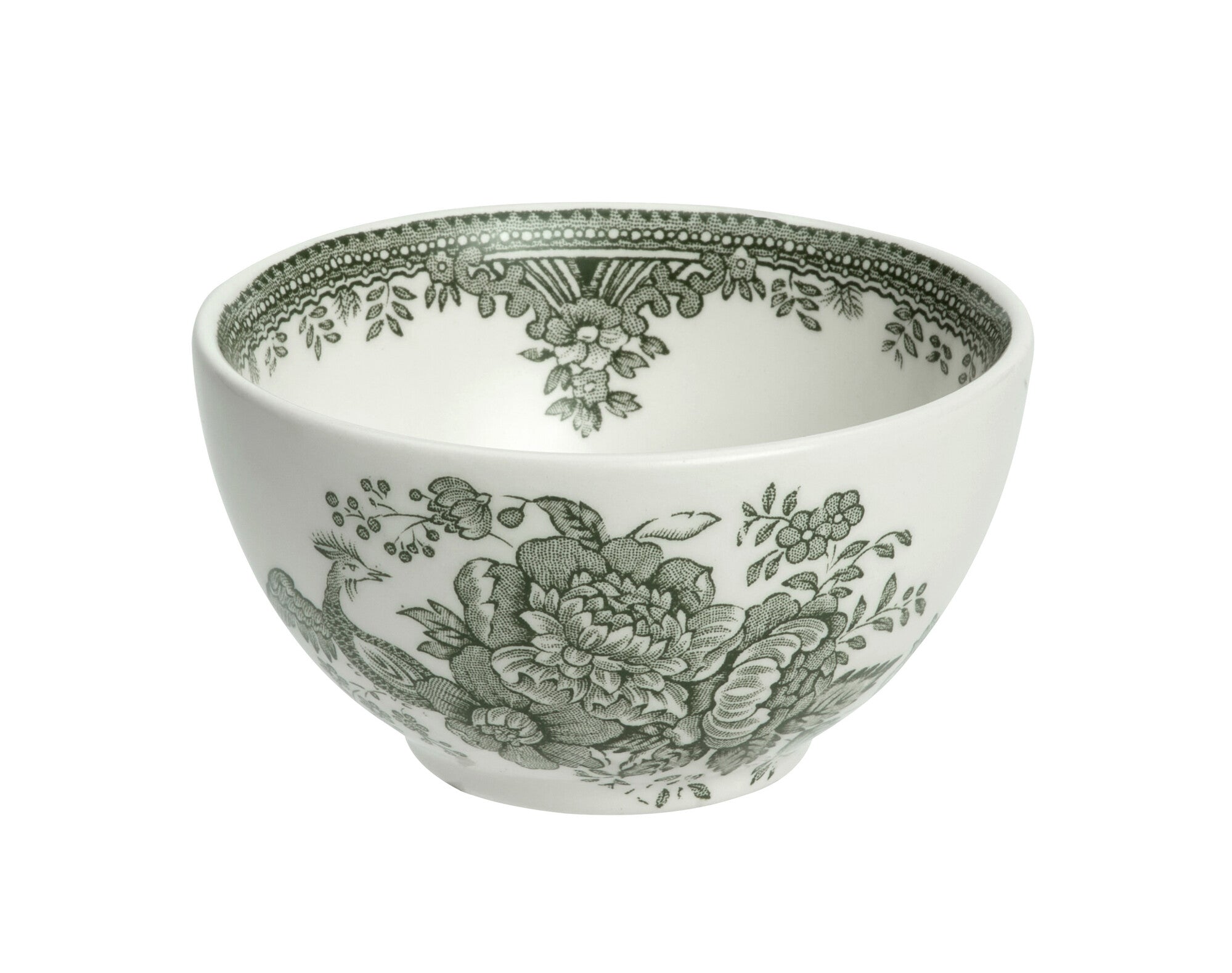 Burleigh Green Asiatic Pheasants Sugar Bowl 9.5cm/4"