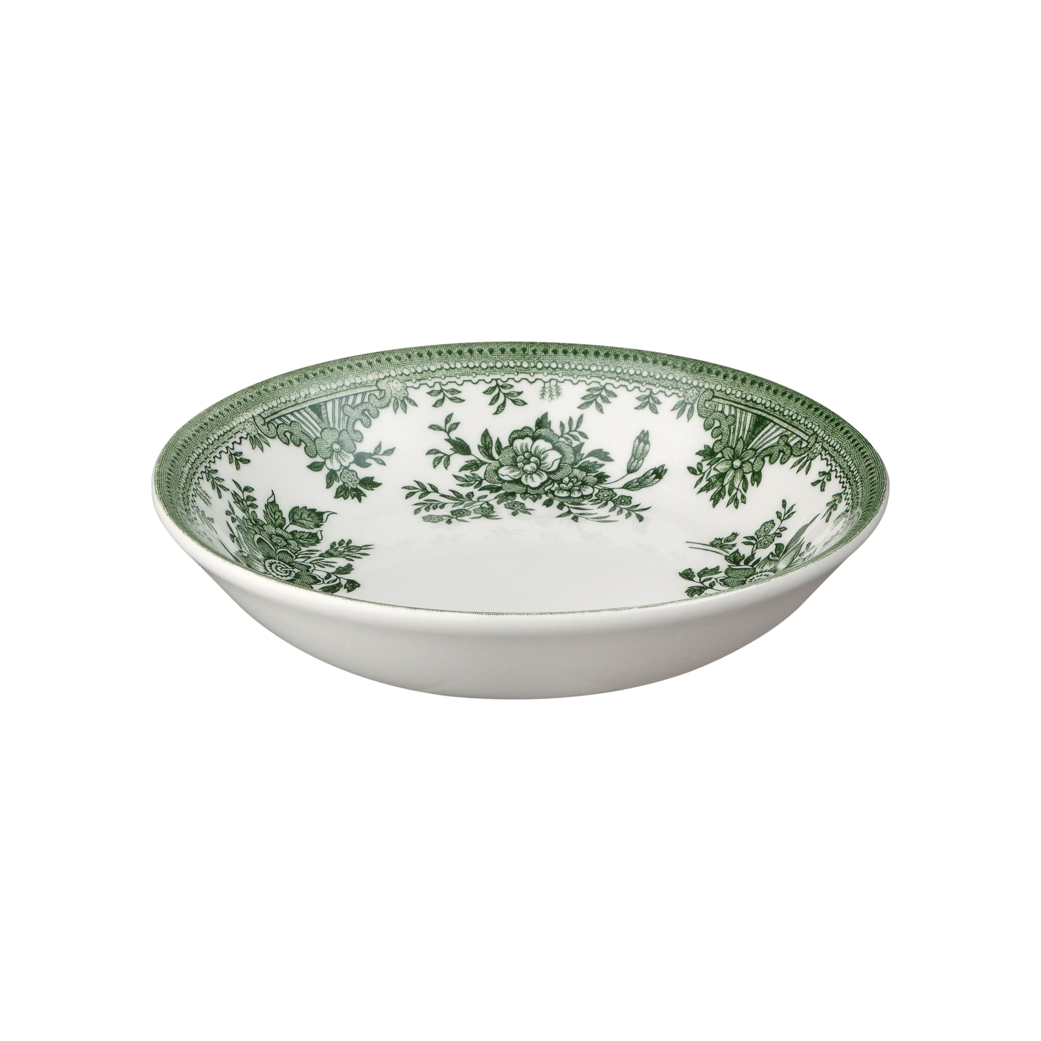 Burleigh Green Asiatic Pheasants Butter Pat Dish 12cm