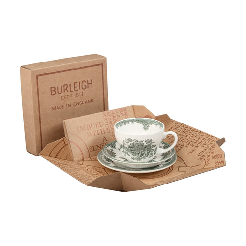 Burleigh Green Asiatic Pheasants Breakfast Cup Gift Set