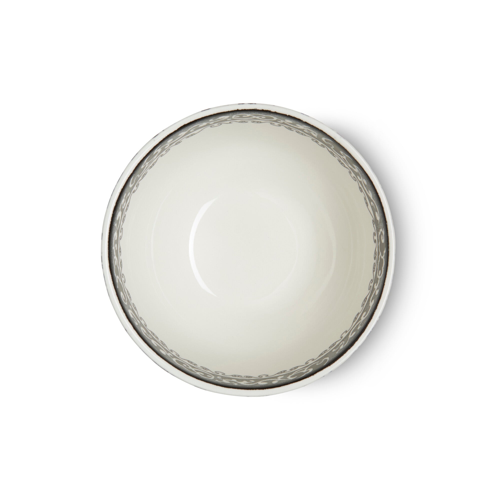 Burleigh Black Regal Peacock Mini Footed Bowl 12cm/5