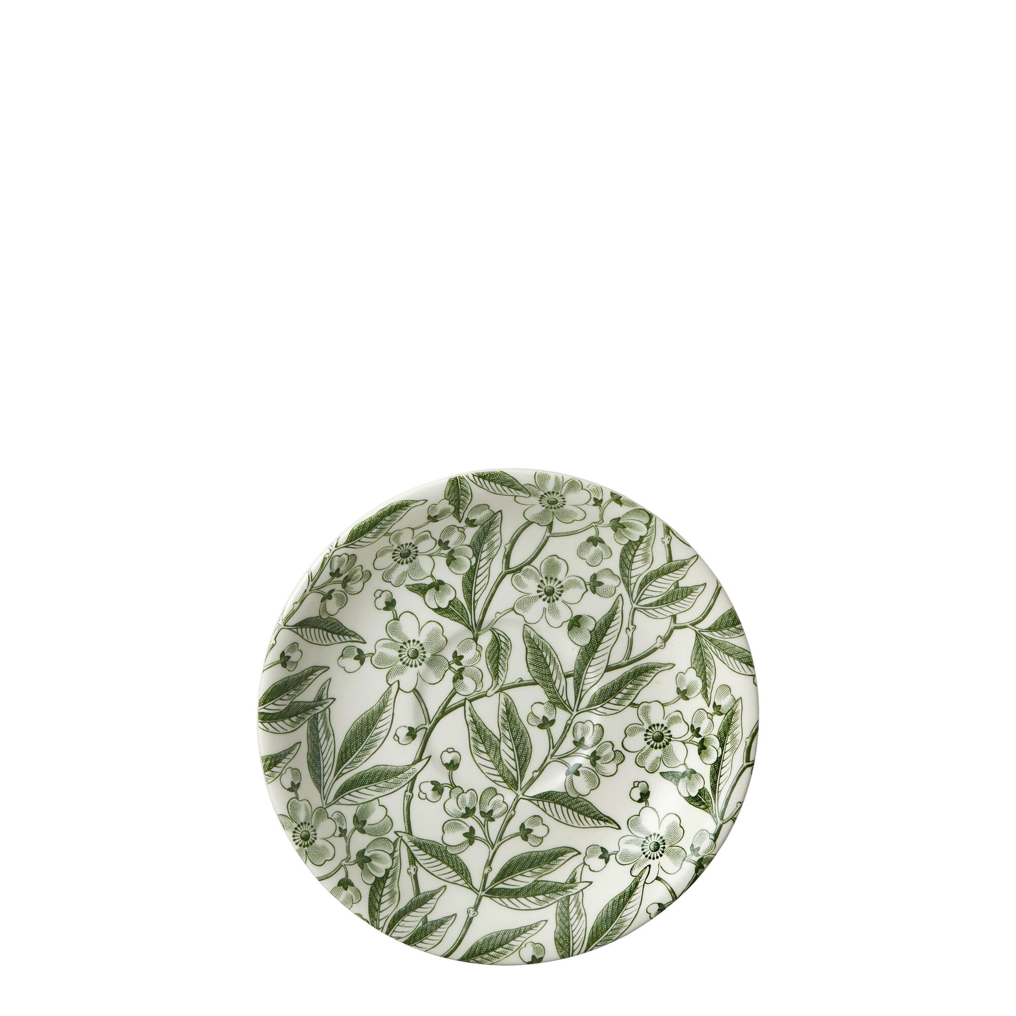 Burleigh Green Prunus Tea Saucer