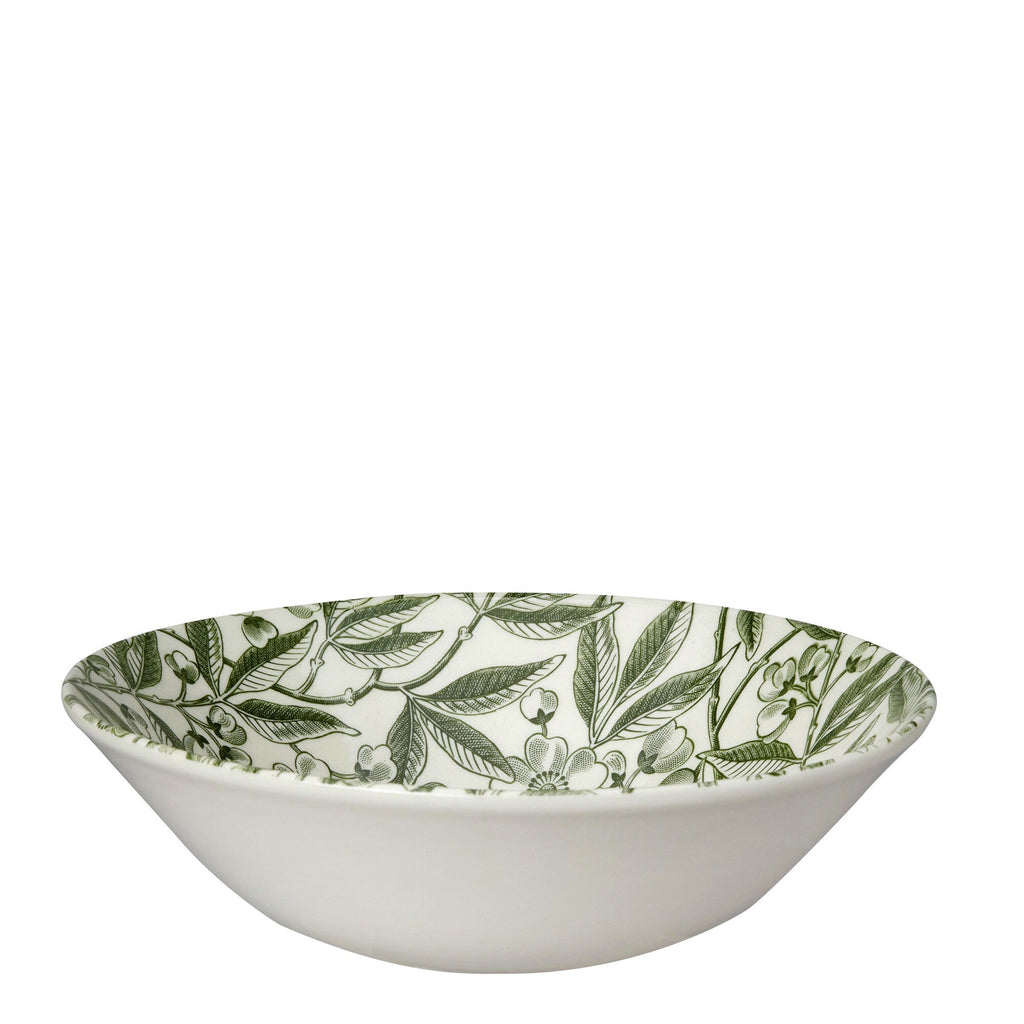Burleigh Green Prunus Cereal Bowl 16cm/6.25"