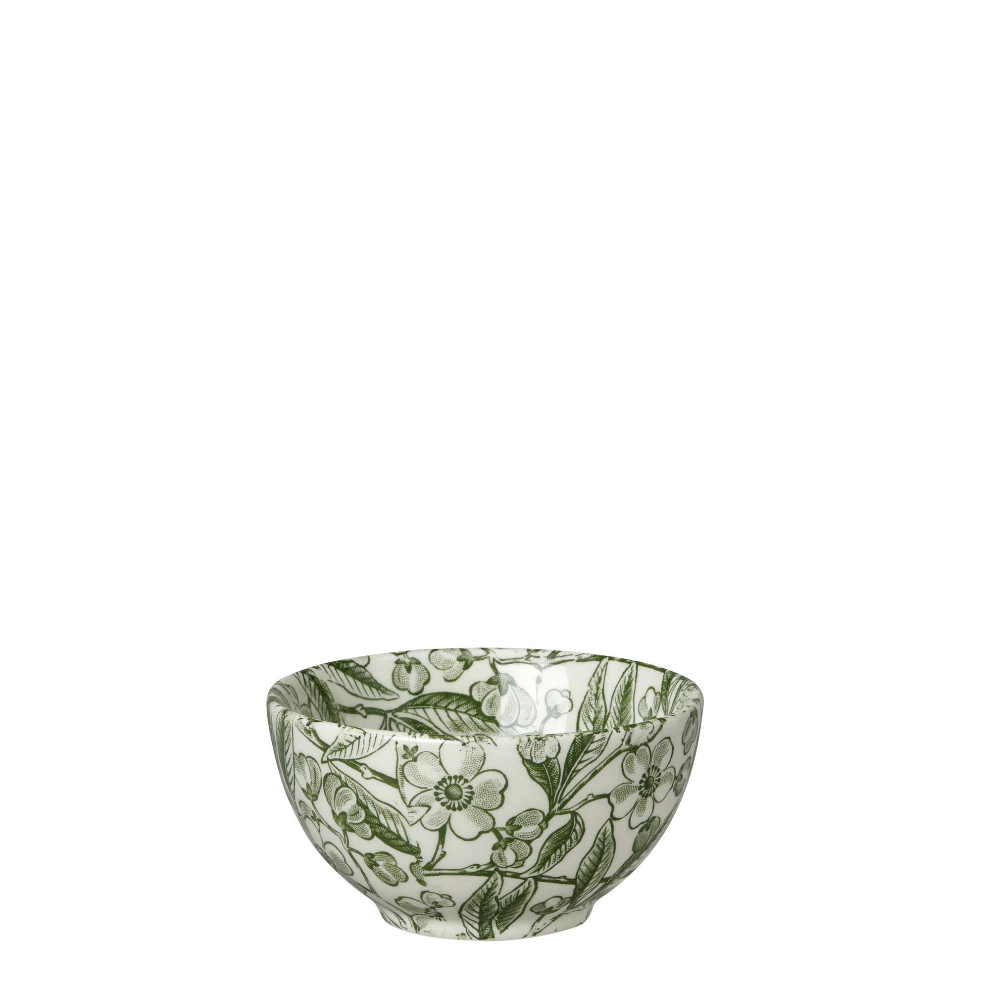 Burleigh Green Prunus Sugar Bowl 9.5cm/4"