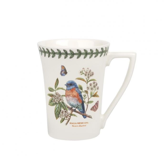 Portmeirion Botanic Garden Birds Mandarin Mug West Bluebird