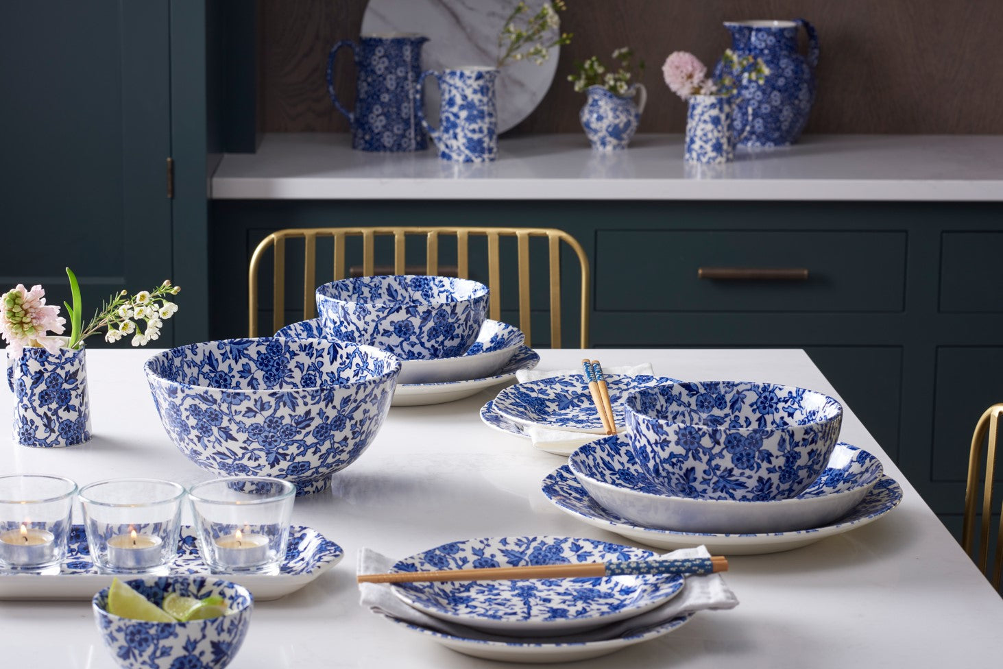 Burleigh Blue Arden Pasta Bowl 23cm