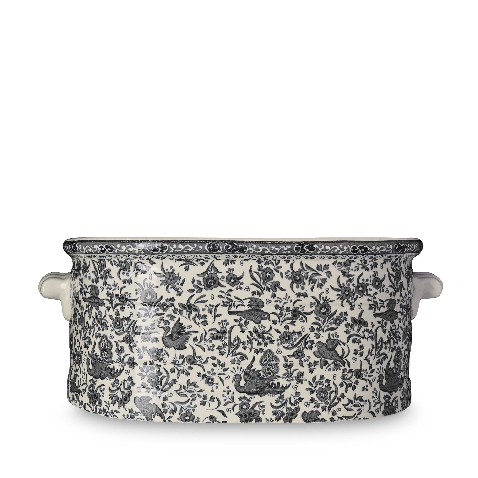 Burleigh Black Regal Peacock Foot Bath 44cm