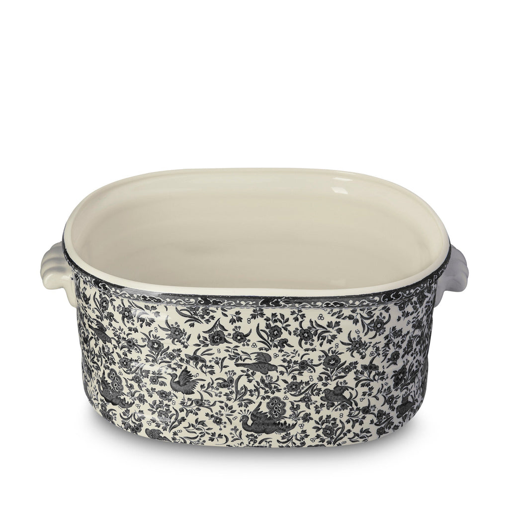 Burleigh Black Regal Peacock Foot Bath 44cm
