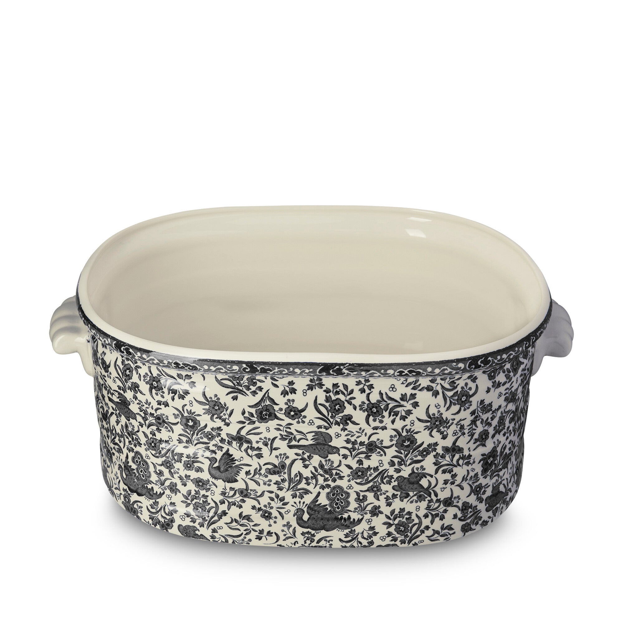 Burleigh Black Regal Peacock Foot Bath 44cm