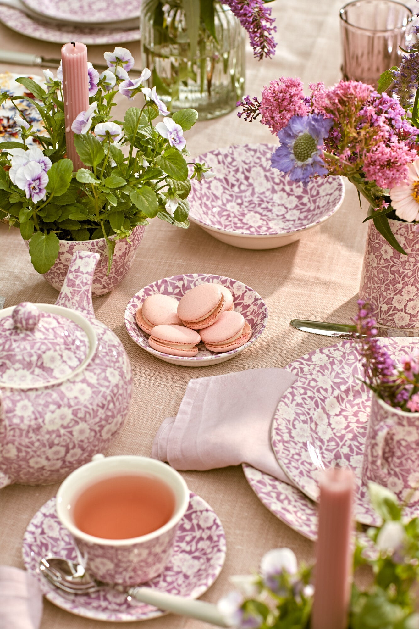 Burleigh Blossom Calico Breakfast Cup Gift Set