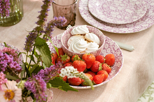 Burleigh Blossom Calico Plate 26.5cm/10.5"