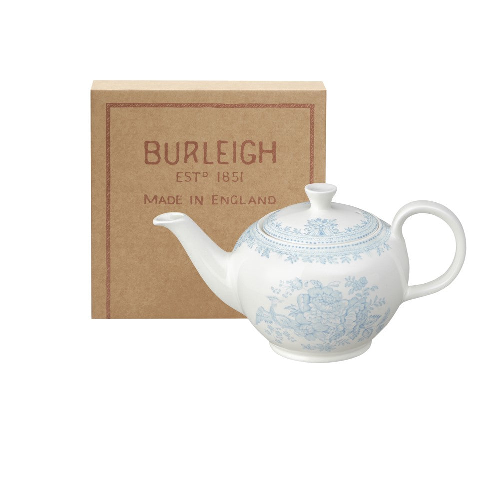 Burleigh Blue Asiatic Pheasants Small Teapot 400ml Gift Box