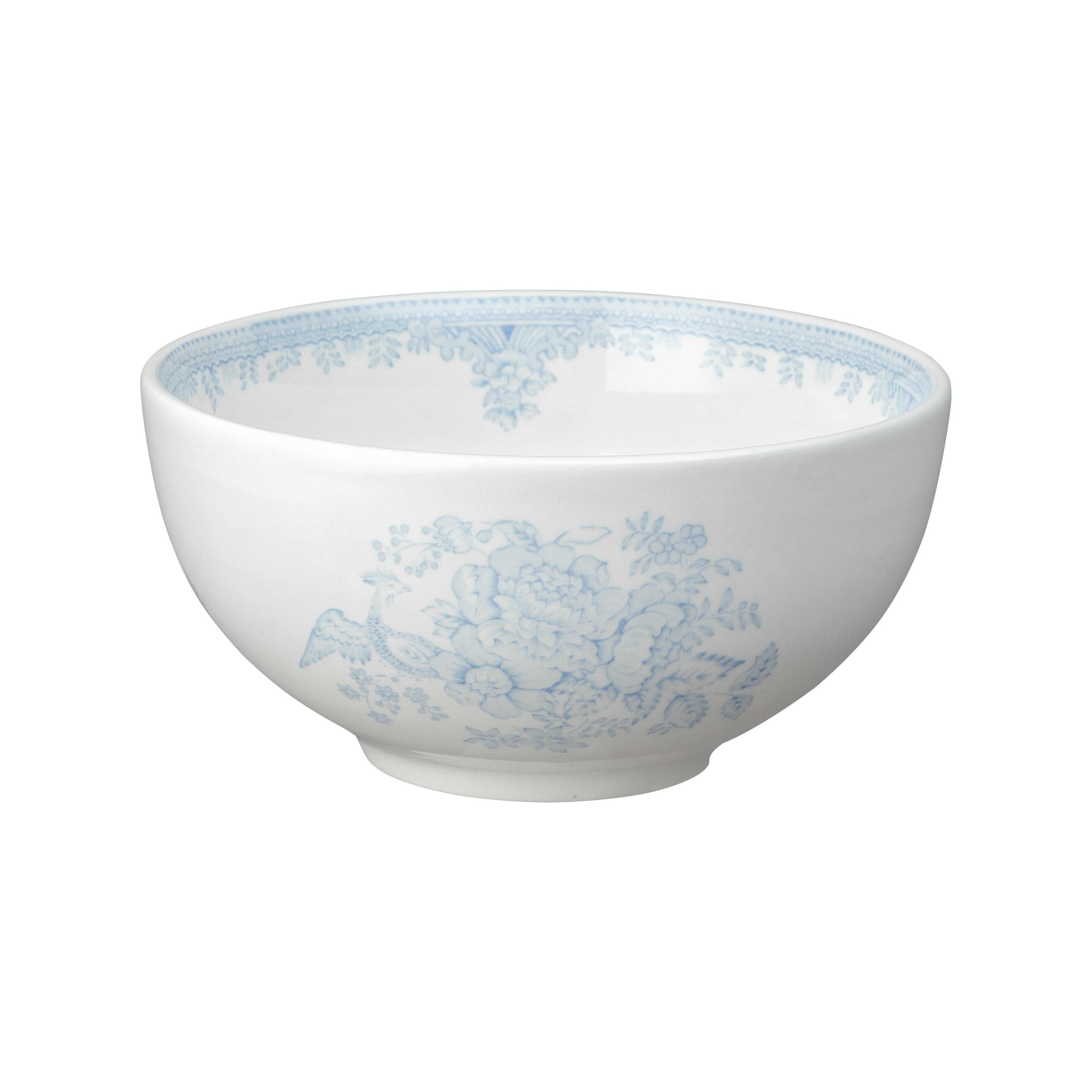 Burleigh Blue Asiatic Pheasants Small Footed Bowl 16cm