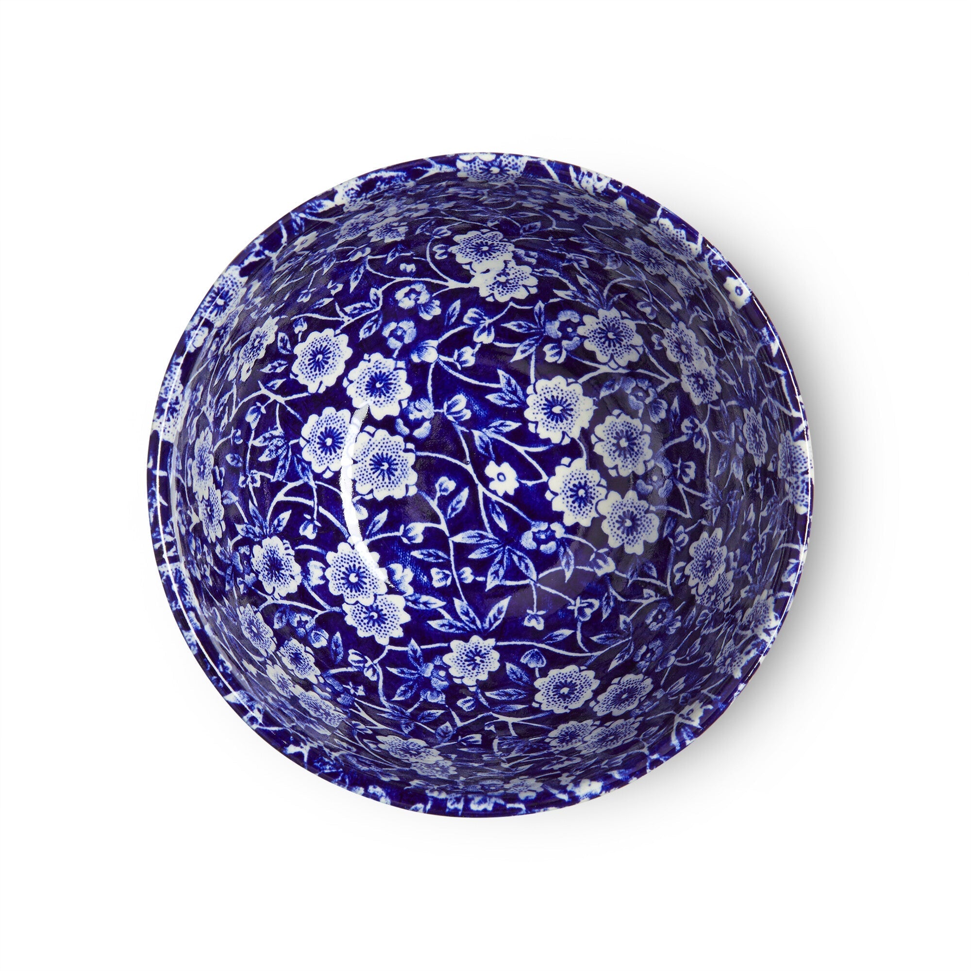 Burleigh Blue Calico Mini Footed Bowl 12cm