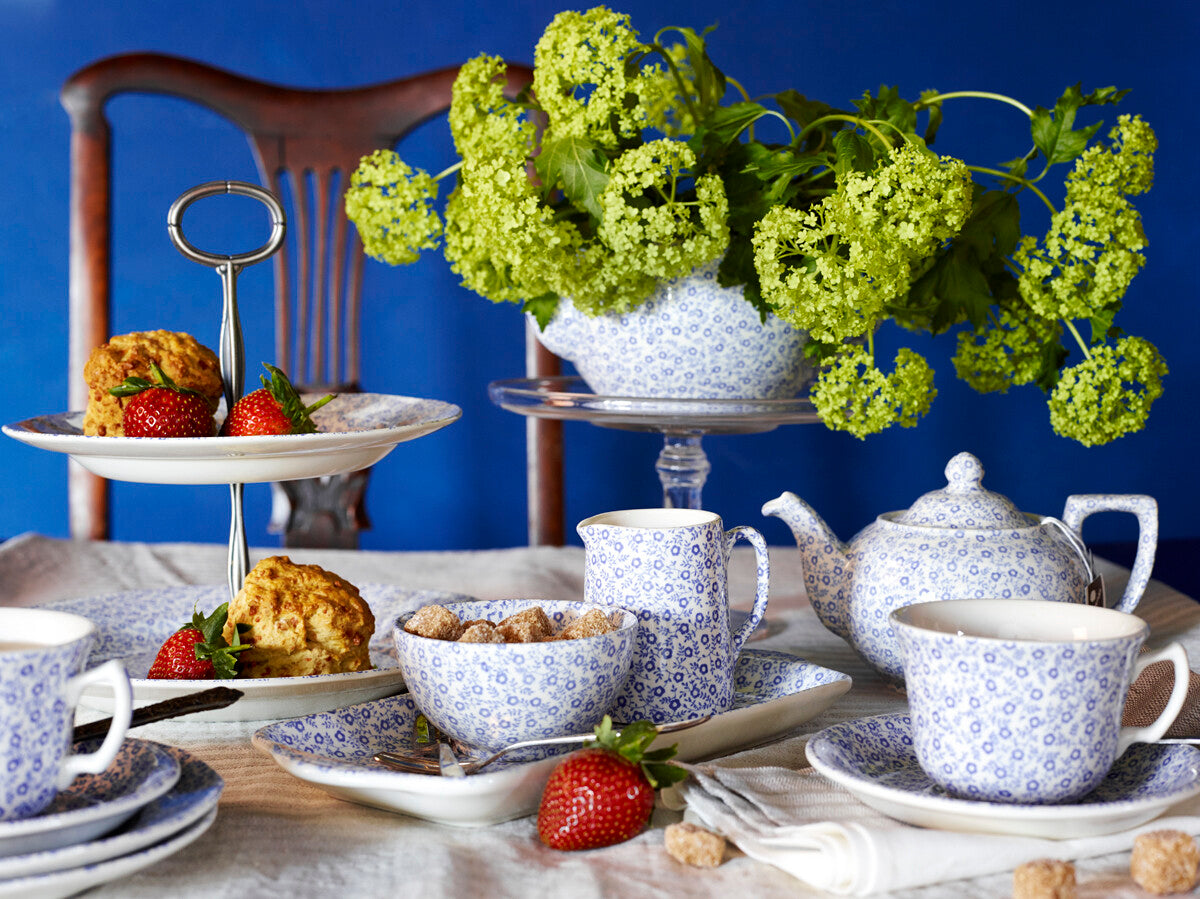 Burleigh Pale Blue Felicity Teapot Large 800ml/ 1.5pt